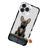 Bonita Funda De Teléfono Con Forma De Bulldog Francés Para I