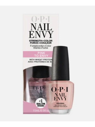 Calcio De Uñas Fuerza Y Color  O.p.i Nail Envy Pink To Envy 