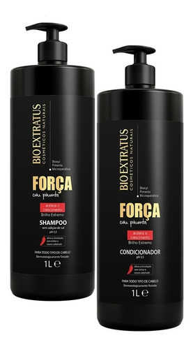 Bio Extratus Força Pimenta Shampoo E Condicionador 1 L