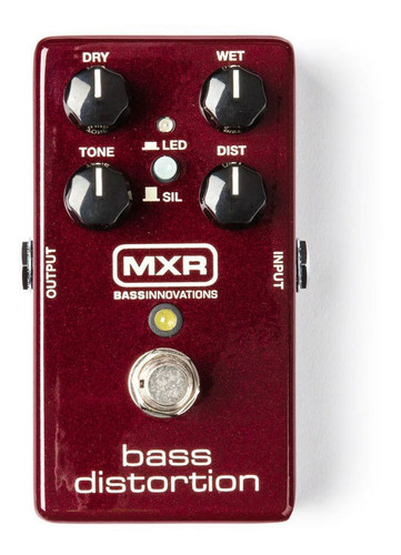 Pedal Distorsion Para Bajo Mxr M85 Bass Distorsion