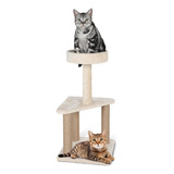 Torre Rascadora Árbol Para Gatos, Beige Con Protección Muebl