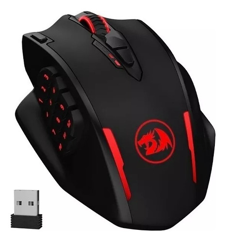 Mouse Sem Fio Redragon Impact Elite M913  (caixa Aberta)