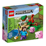 Lego Minecraft Emboscada Del Creeper 72 Pzs Bloques 21177 Ed