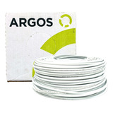 Cable Calibre10 Awg Blanco Argos 1100104 Caja De 100 Metros