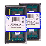 Memória  Kingston Ddr3 4gb 1600 Mhz Notebook 1.5v Kit C/ 10