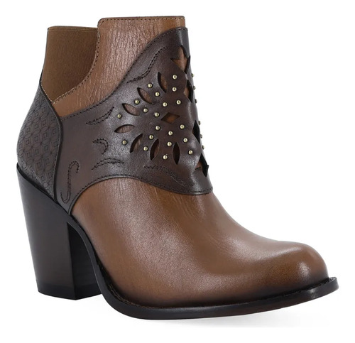Botin Vaquero Para Dama Piel Res Maryland Ladies Malcreado