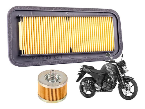 Kit Filtro Aire + Aceite Yamaha Fz Fi 2.0 Fz S Motexo Gaona