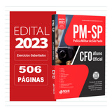 Apostila Pm-sp Cfo 2023 - Aluno Oficial, De Professores Especializados., Vol. Único. Editora Nova Concursos, Capa Mole, Edição Oficial Em Português, 2023