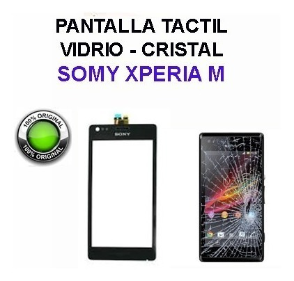 Pantalla Tactil Vidrio Sony Xperia M Sony M