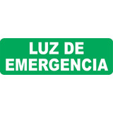 Cartel Linea Evacuacion Luz De Emergencia Derecha 14x41 Cm