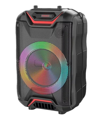 Parlante Bluetooth Portátil Grande Micrófono Control Rgb