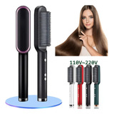 Preto Escova Alisadora De Cabelo Taiff Elétrica Bivolt 220v