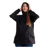 Campera Rompeviento Mujer Nexxt Atlantic Capucha Impermeable