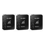 3 Receptores M-vave Wireless Sem Fio Wp-10 Adicional Avulso