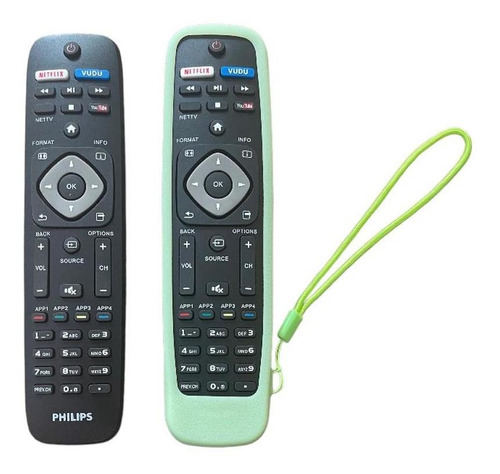 Control Para Pantalla Philips Smart Tv O Net Tv Mas Funda