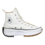 Tenis Mujer Converse Plataforma Bordado Run Star Hike Blanco