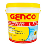 Cloro Granulado Balde 10kg Genco Múltipla Ação 3 Em 1 Cloro