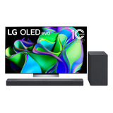Combo Tv LG Oled Evo C3 55'' 4k + Sound Bar LG Sc9s 3.1.3 Ca