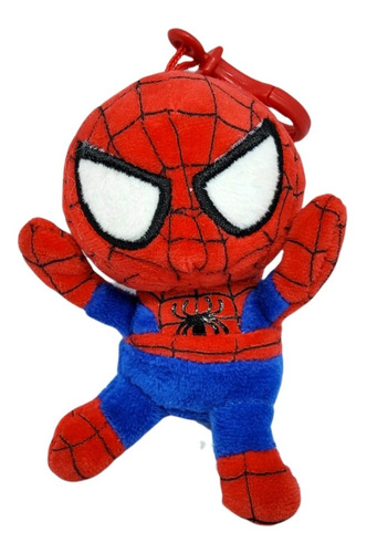 Spiderman - Mini Peluche Llavero Clip Colgar  