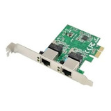 Placa De Rede Pcie Pci Express X1 Dual Lan Gigabit Realtek 