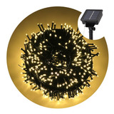 Luces Lineales Solares 100led Decorativas Navideñas Eventos