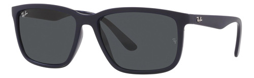 Lentes De Sol Rectangular Full Grey Ray-ban