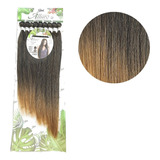 Cabelo Liso Aplique Orgânico Ivite Plus Com Top Closure 70cm