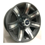 4 Rodas S236 Scorro Aro 16 5x139,7 F1000 / Jogo Cor Grafite Diamante 5x139