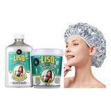 Lola Liso Solto Shampoo Y Crema Tratamiento Antifrizz +gorro