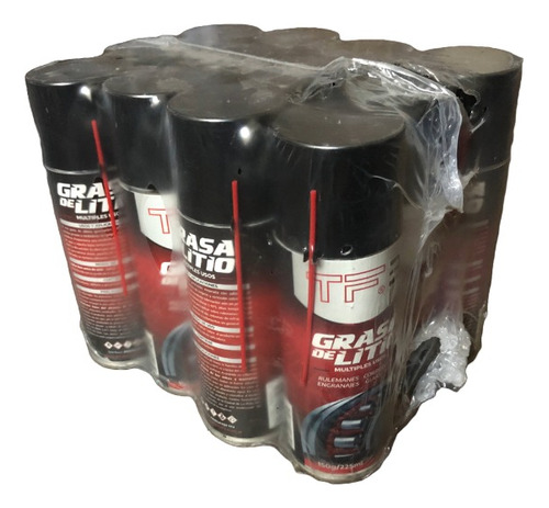 Lubricante Grasa En Aerosol Marca Tf3 225ml X 12 Unidades