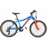 Mountain Bike Infantil Raleigh Mtb Scout  2023 R24 21v Frenos V-brakes Cambios Shimano Color Azul/naranja  