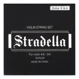 Encordado Cuerdas Stradella Para Violin 3/4 O 4/4