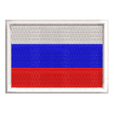 Patch Bordado Bandeira 7x5cm Rússia - País