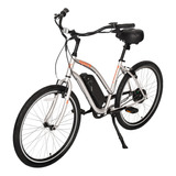 Bicicleta Eléctrica  Hurley Layback Ebb26sem Color Plata 36v