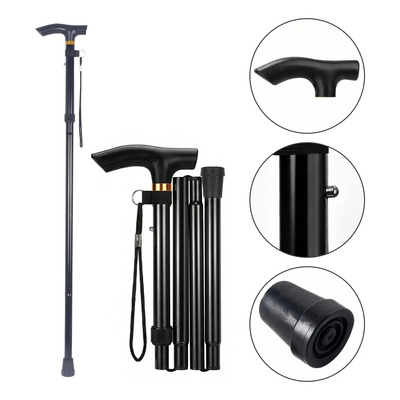 Bastones Bastoneras Comodo Portatil Plegable De Aluminio | MercadoLibre