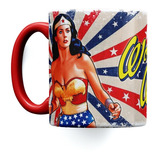 Taza Cerámica Mujer Maravilla Lynda Carter Wonder Woman Ur