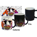 Taza Magica Goku Milk Dragon Ball Amor Pareja Union Perfecta