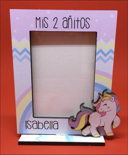 20 Portaretrato Souvenirs  Cumple 1 Añito Pony 