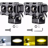 Faros Auxiliares Led Tricolor Universales 2 X 24.000 Lúmenes