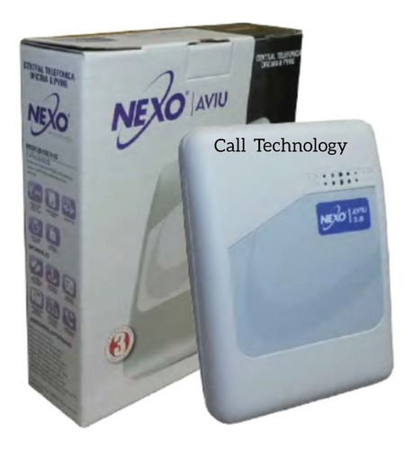 Central Telefonica Nexo Aviu 3x8 -  3 Lineas 8 Int Amp. Ax12