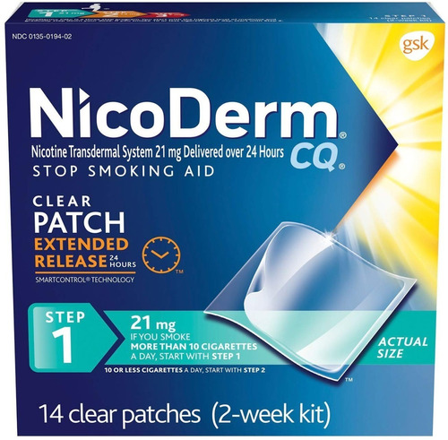 Parches De Nicoderm Para 2 Semanas Dejar De Fumar Entrego Ya