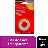 Fita Adesiva Transparente 3m Scotch 12mm X 20m