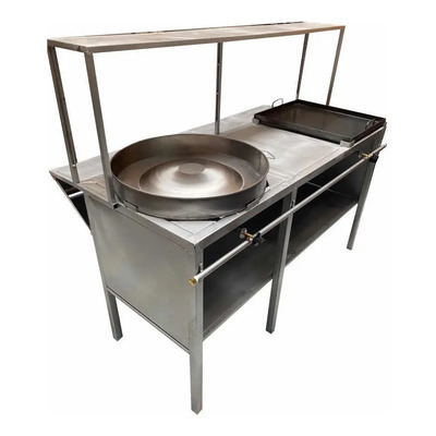 Mueble Choricera Con Plancha Para Tacos Porta Platos | Meses sin interés