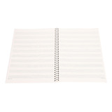 Cuaderno Para Personal De Notación Musical De 50 Páginas, Ma