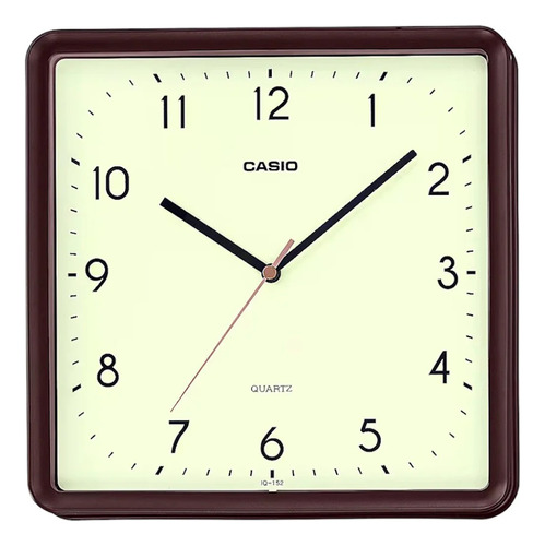 Reloj De Pared Casio Analogo Cuadrado