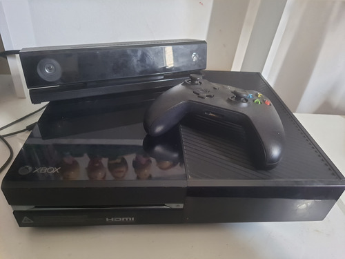 Xbox One Fat 500mb Com Kinect E Controle Original