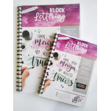 Cuaderno Espiralado A5 Hojas Punteadas Lettering 210gr.