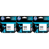 Cartuchos De Tinta Hp 122 Color Pack X3 Unidades Originales