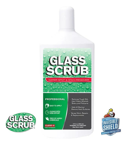 Removedor Manchas Vidro Box Banheiro Limpa Glass Scrub