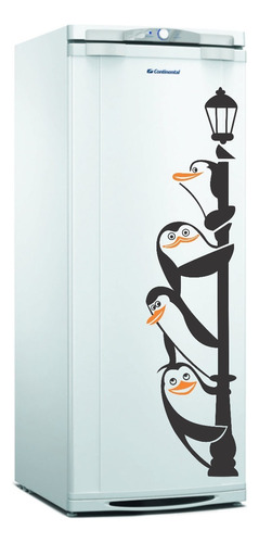 Adesivo Decorativo Geladeira Pinguim Madagascar Cozinha